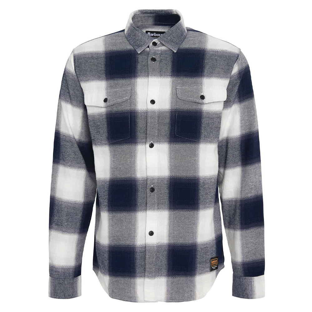 Herenblouse Austin Cobalt Blue | Barbour International