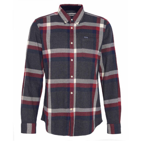 Herenblouse Folley Grey Marl Tailored fit | Barbour