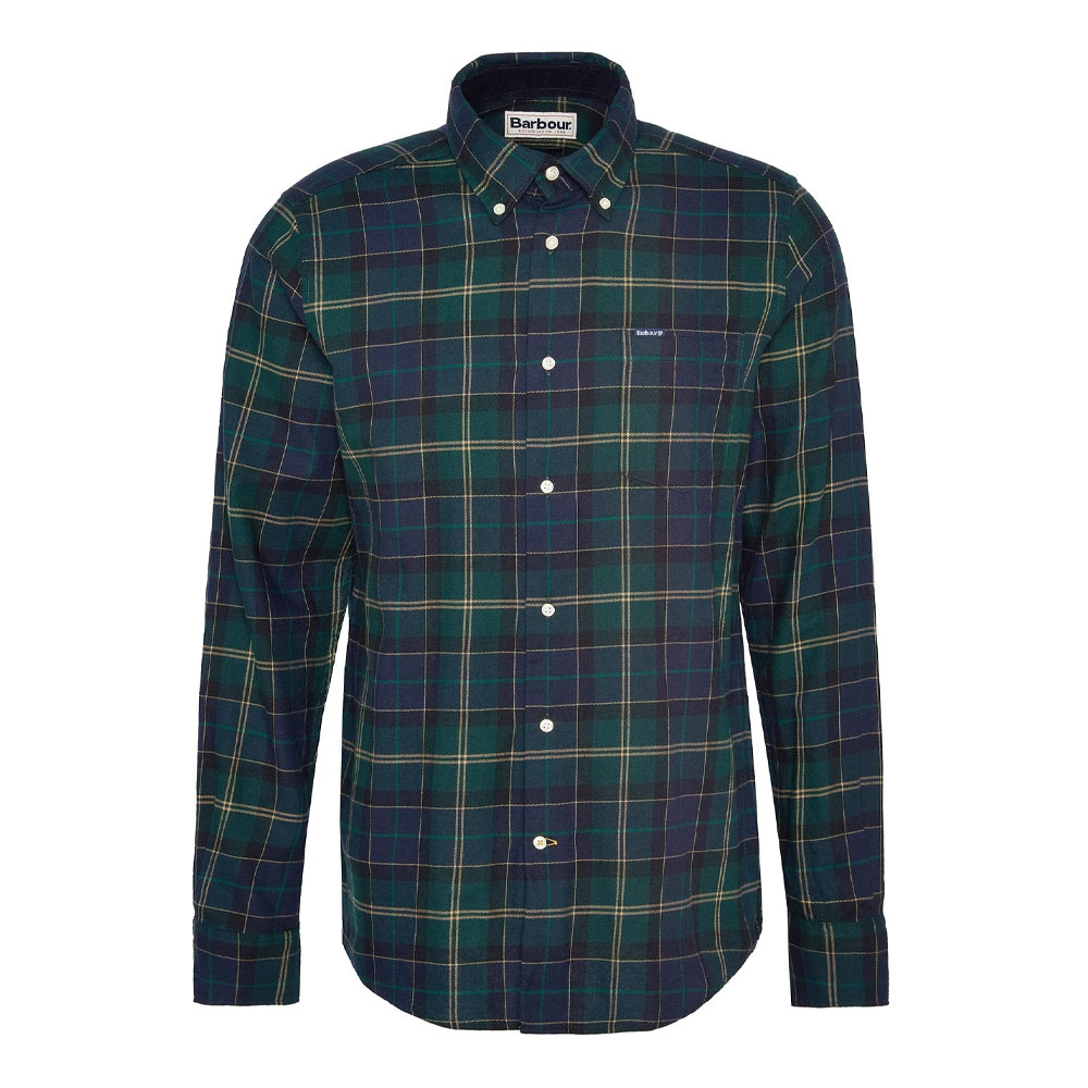 Herenblouse Fortrose Green Loch Tailored fit | Barbour