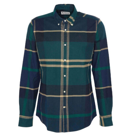 Herenblouse Iceloch Green Loch Tailored fit | Barbour
