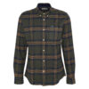 Herenblouse Portdown Olive Tailored fit | Barbour
