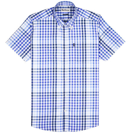 Herenblouse Russell Blauw | Barbour
