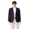 Herencolbert Donkerblauw ruit | Bostonian