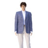 Herencolbert blauw ruit maat 48-54 | Bostonian