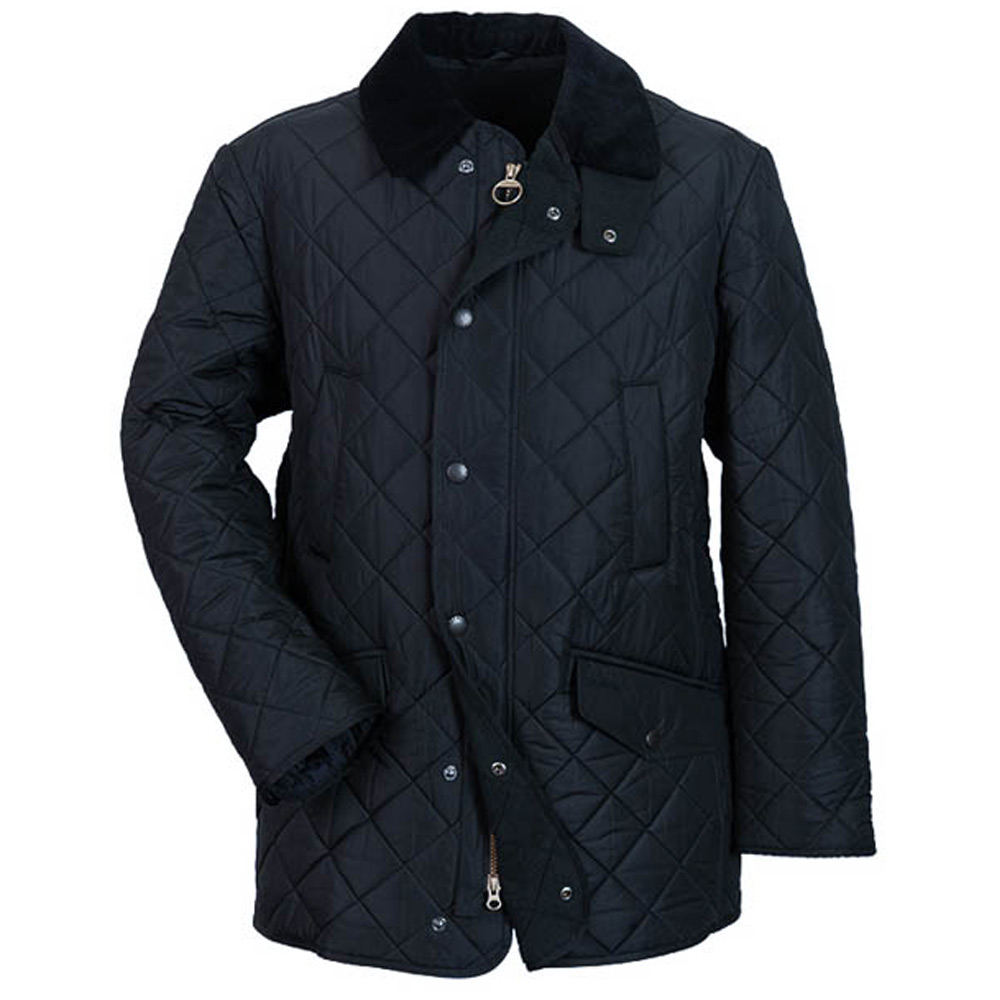 Herenjas Bardon Quilt Navy | Barbour