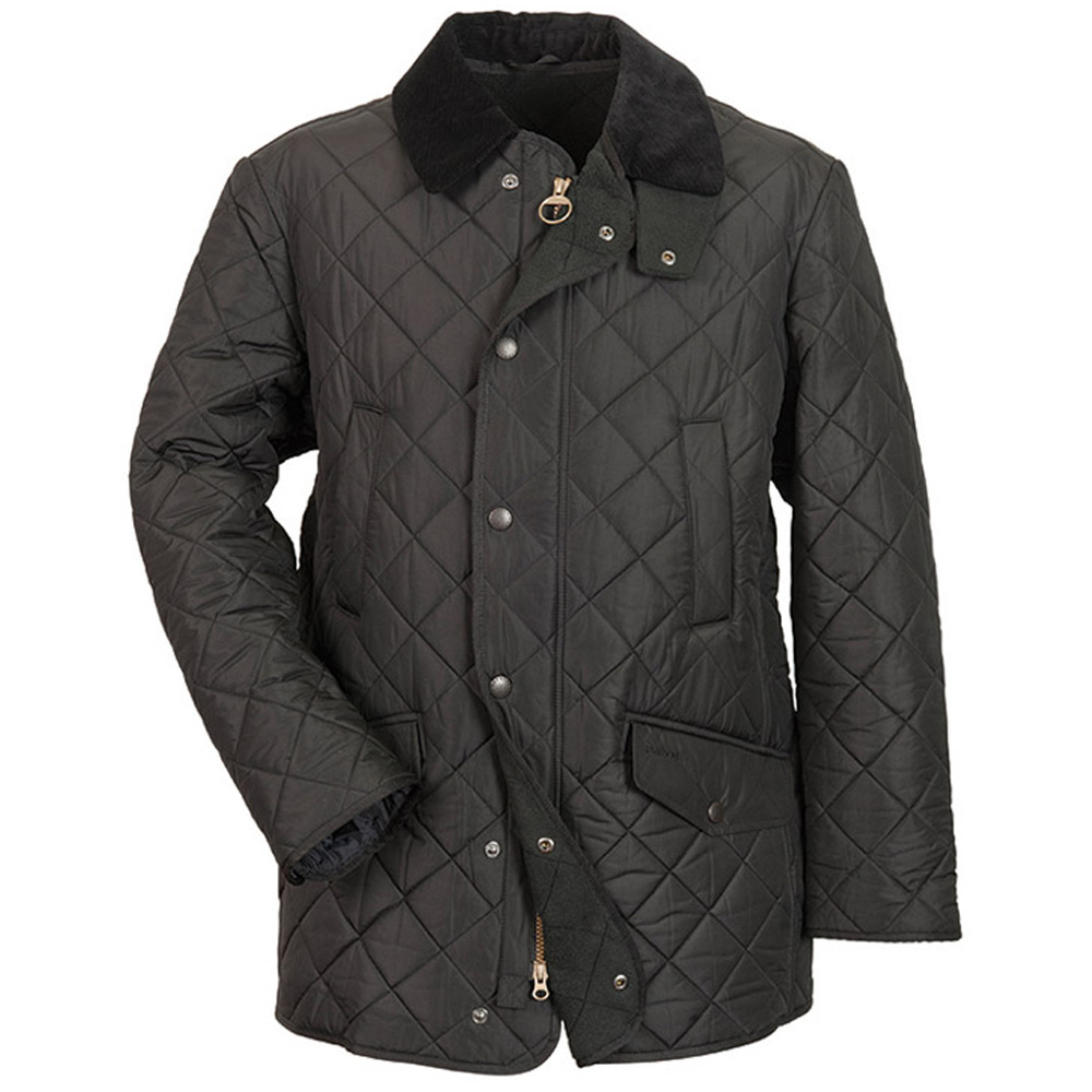 Herenjas Bardon Quilt Zwart | Barbour