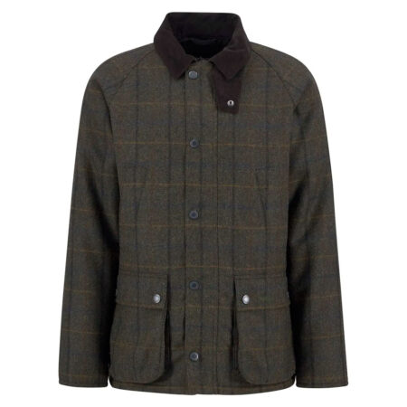 Herenjas Bedale Wol Brown/olive | Barbour