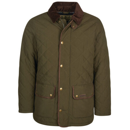 Herenjas Burton quilt Olive | Barbour
