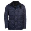 Herenjas Dorped Quilt Navy | Barbour