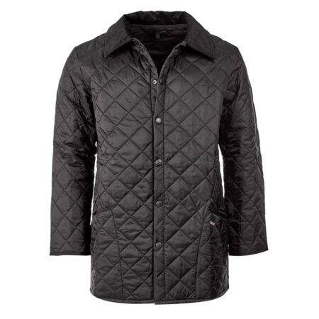 Herenjas Liddesdale Quilt Black | Barbour