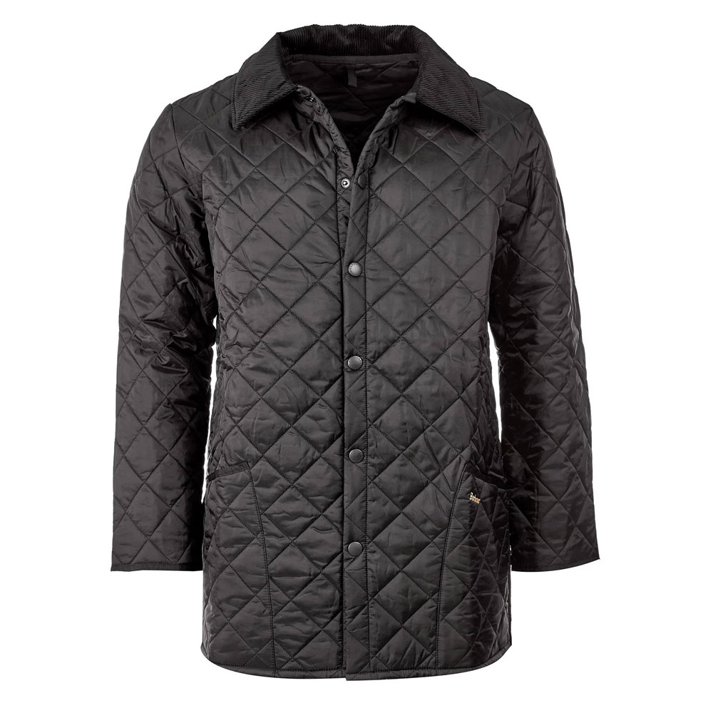 Herenjas Liddesdale Quilt Black | Barbour