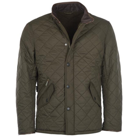 Herenjas Powell Quilt Olive | Barbour