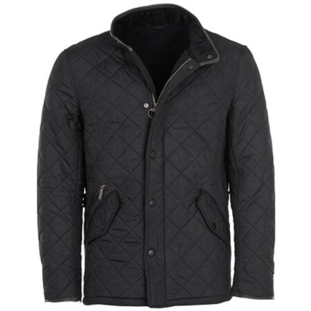 Herenjas Powell Quilt Zwart | Barbour