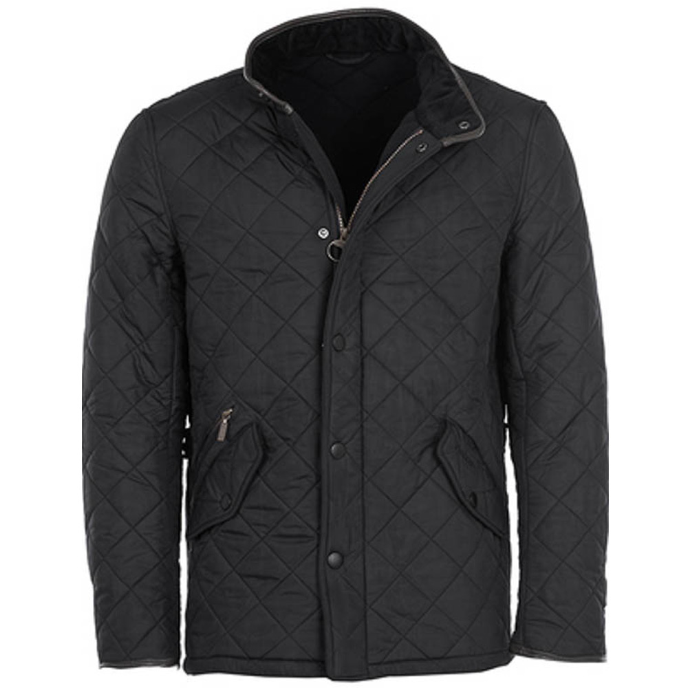 Herenjas Powell Quilt Zwart | Barbour
