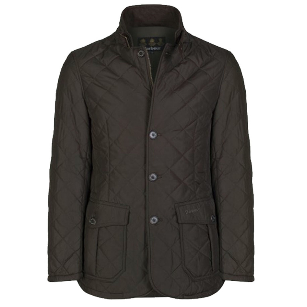 Herenjas Quilted Lutz Olive | Barbour