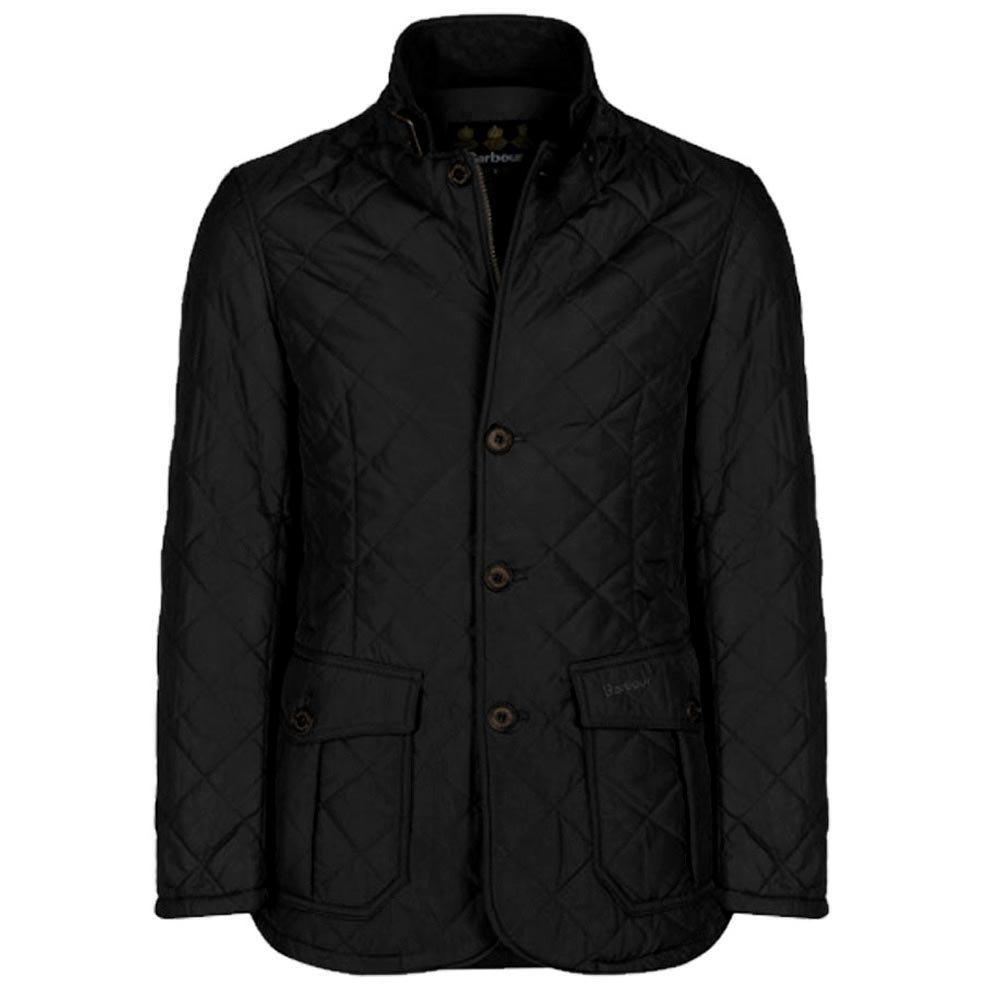 Herenjas Quilted Lutz zwart | Barbour