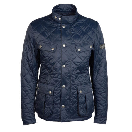 Herenjas Tourer Ariel Quilt Navy | Barbour International