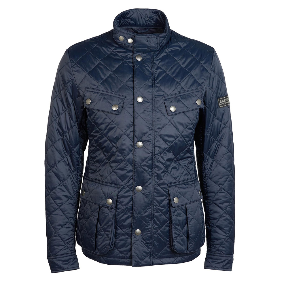Herenjas Tourer Ariel Quilt Navy | Barbour International
