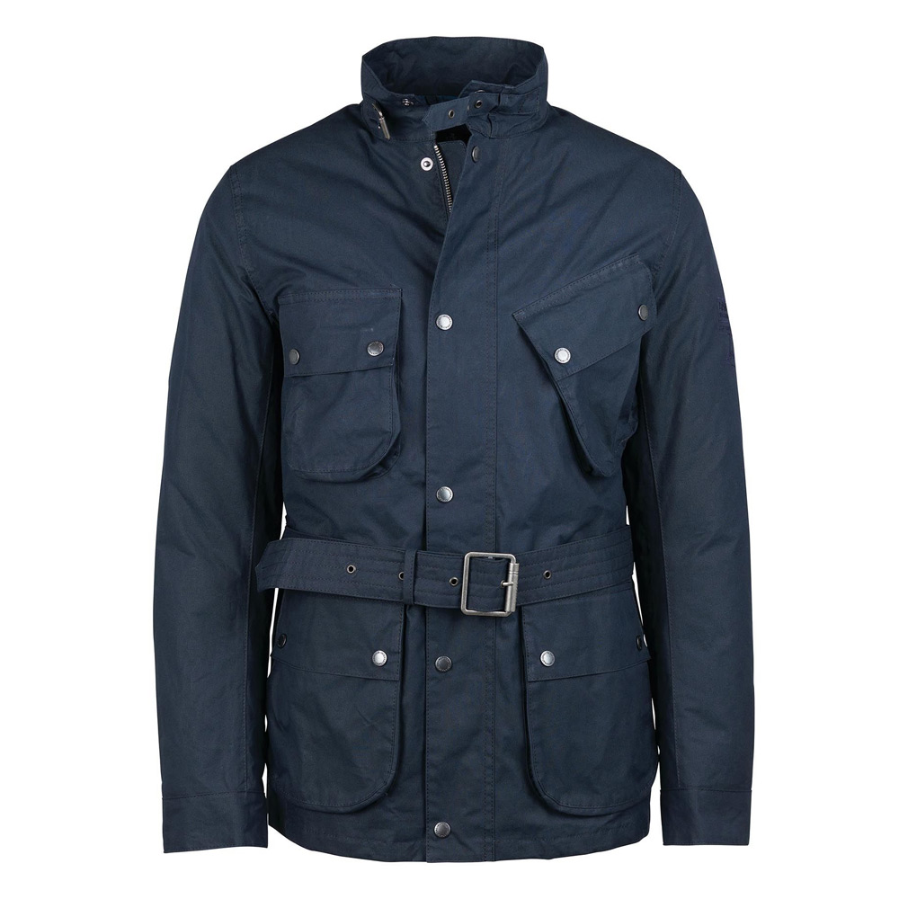 Herenjas Winter Grid A7 Casual navy | Barbour International