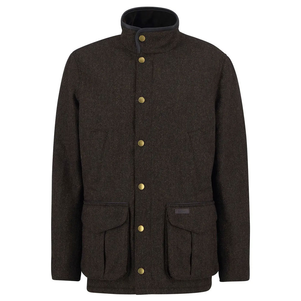 Herenjas Wol Hereford Tweed Rustic Brown | Barbour