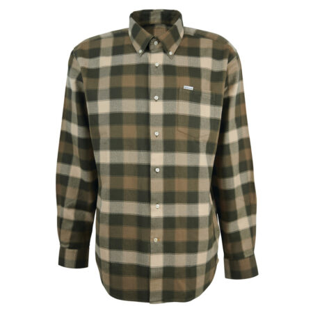 Herenshirt Damfield Olive | Barbour