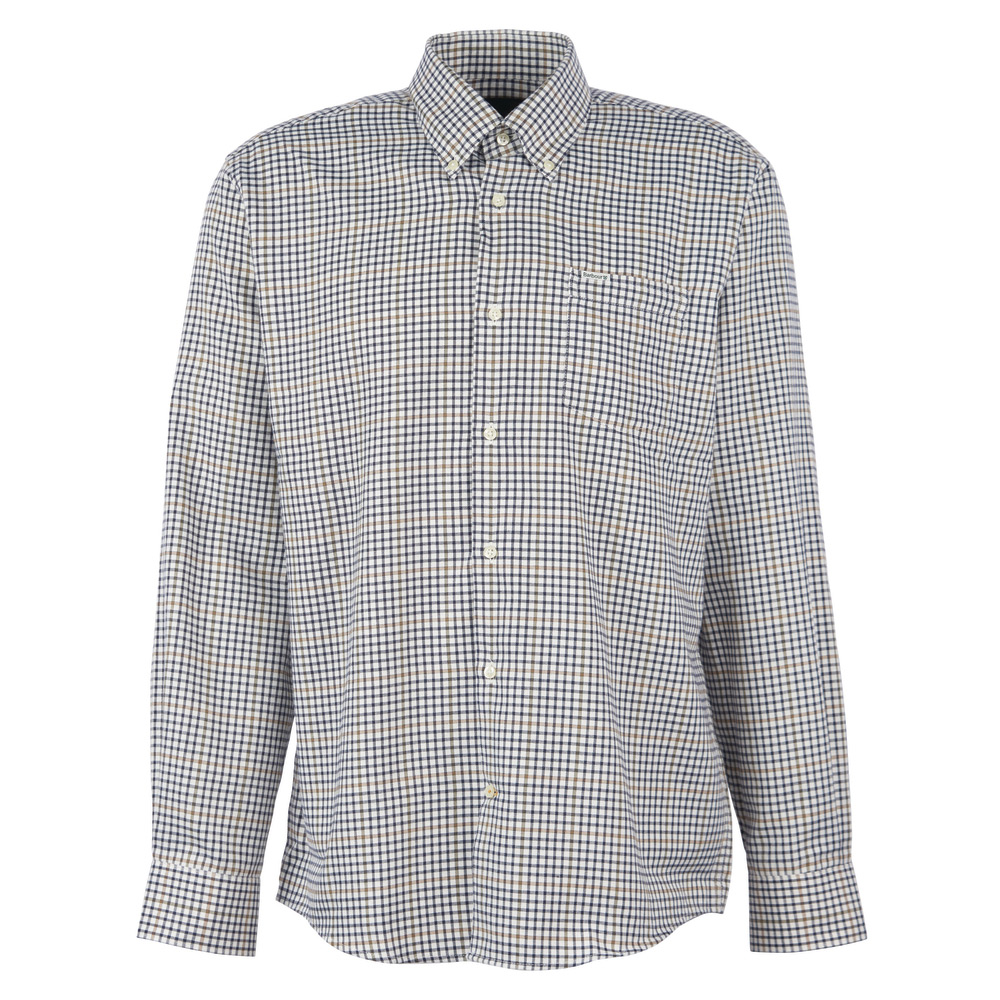 Herenshirt Henderson Thermo Weave Whisper white | Barbour