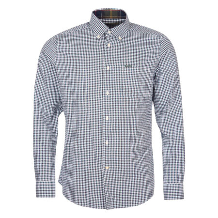 Herenshirt Padshaw Tailored fit Green | Barbour
