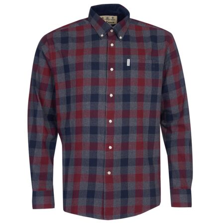 Herenshirt Westoe grey | Barbour