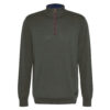 Herentrui Bayfield Half Zip Mid Olive | Barbour