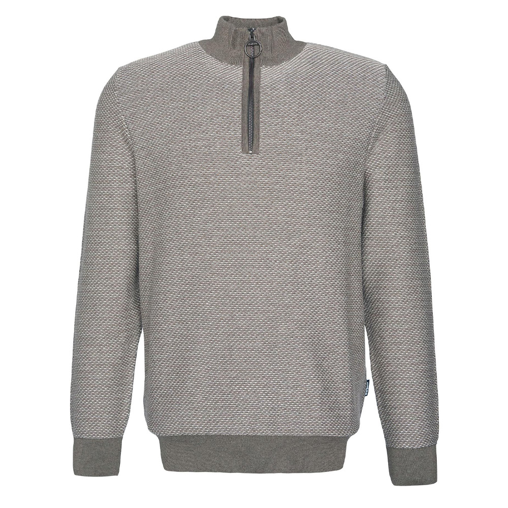 Herentrui Dunstan Half Zip Dusty Green | Barbour