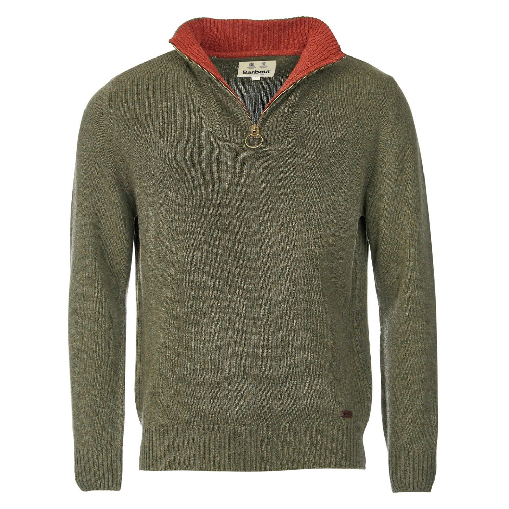 Herentrui Nelson half zip Seaweed | Barbour