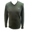 Herentrui Organic V neck Olive | Barbour
