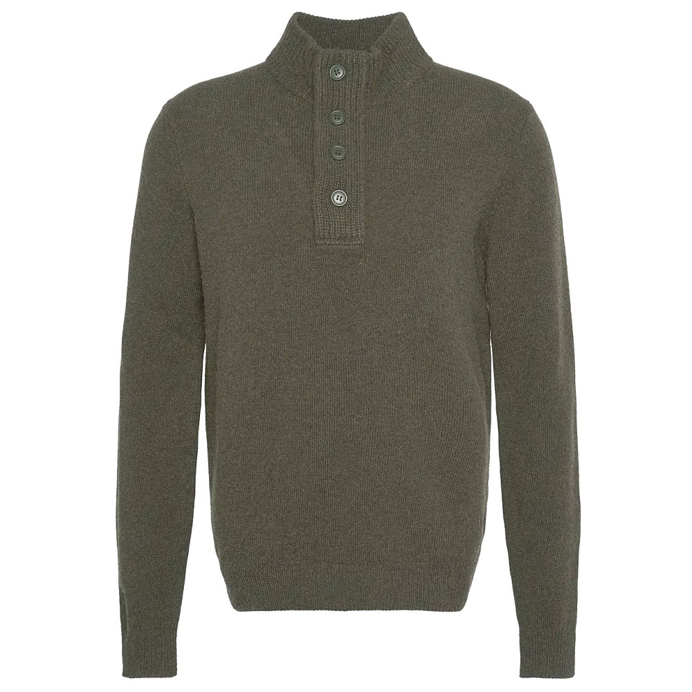 Herentrui Patch Half Zip Seaweed | Barbour