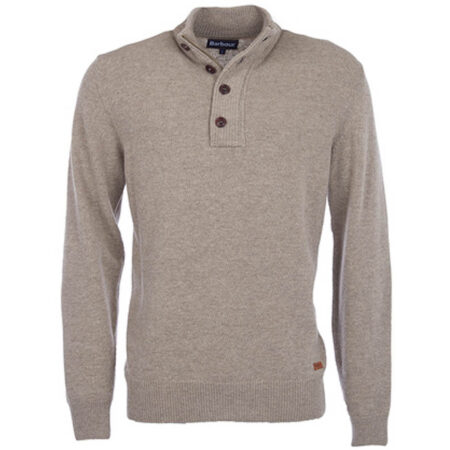 Herentrui Patch Half Zip Stone | Barbour