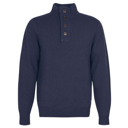 Herentrui Patch Half Zip navy | Barbour