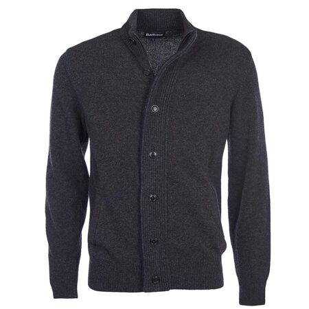 Herentrui Patch Zip Through charcoal Marl | Barbour