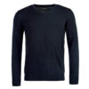 Herentrui Pima cotton V neck navy | Barbour