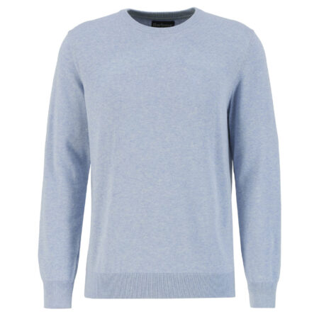 Herentrui Pima cotton crew neck Blue Haze | Barbour