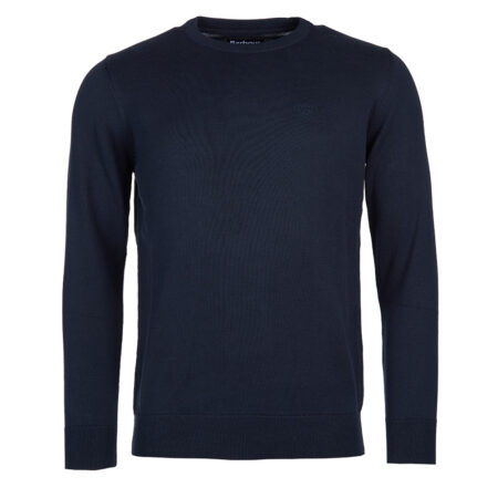 Herentrui Pima cotton crew neck Navy | Barbour