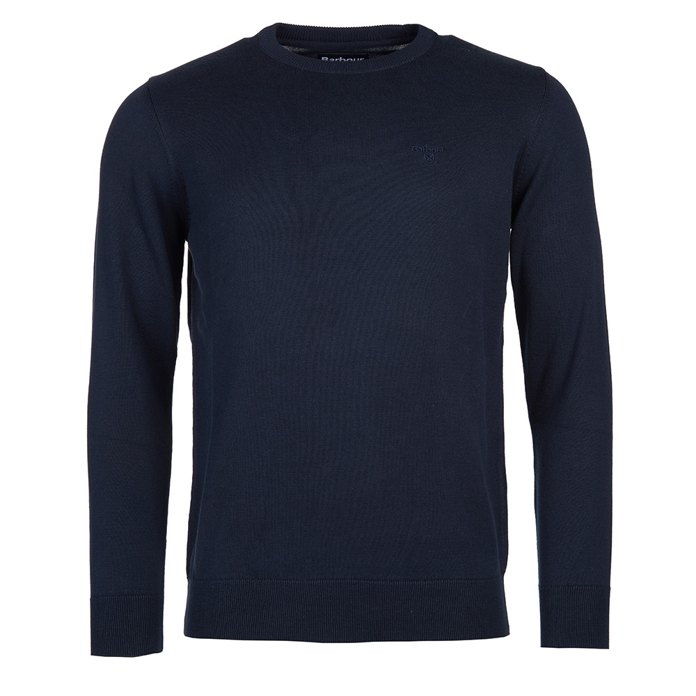 Herentrui Pima cotton crew neck Navy | Barbour