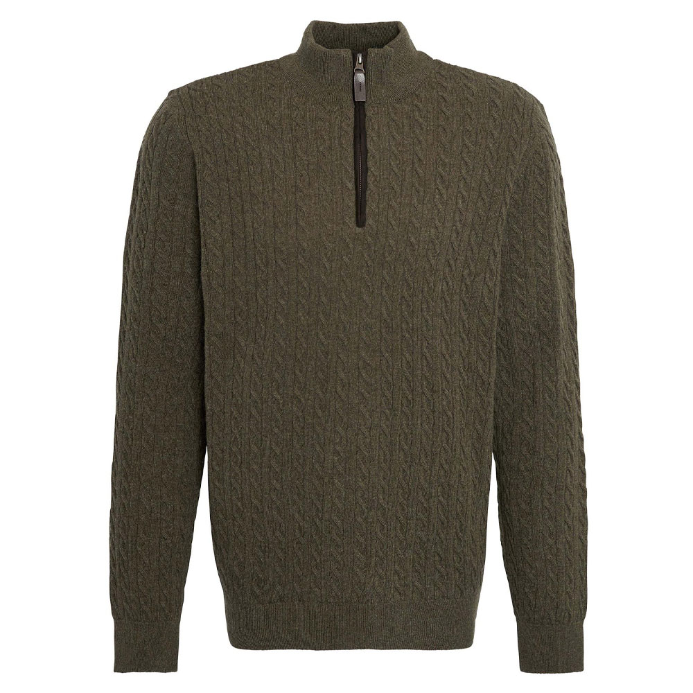 Herentrui Ramsden Half Zip Ivy Green | Barbour