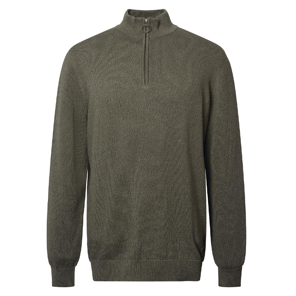 Herentrui Whitfield Half Zip Olive | Barbour