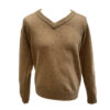 Herentrui wool V neck biscuit | Hunter Outdoor