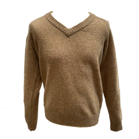 Herentrui wool V neck biscuit | Hunter Outdoor