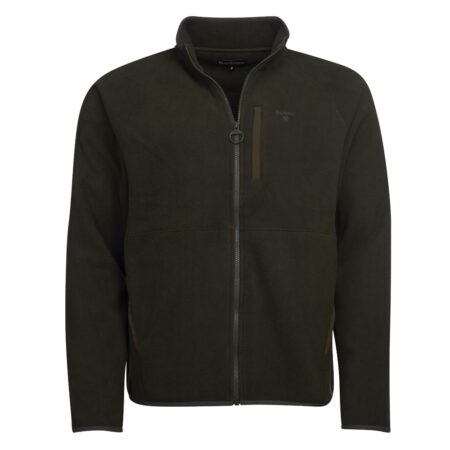 Herenvest Essential Fleece zip through forest | Barbour