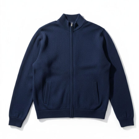Herenvest Windstopper Lambswool Indigo | Agerti