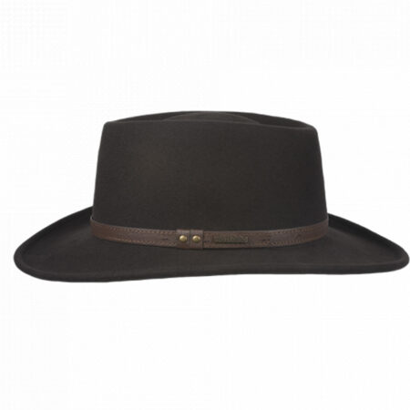 Hoed Domenic Wool Felt Brown | Hatland