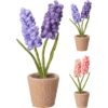Home & Styling Hyacint vilt in pot 21cm | Merkloos