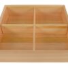 Houten Bento Box - Tokyo Design Keuken - 25.5 x 25.5 x 5.8 cm | Tokyo Design Studio
