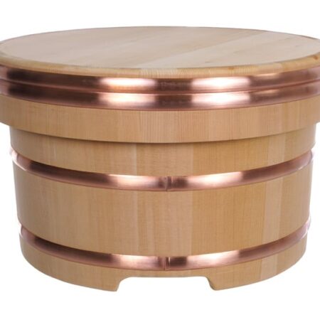 Houten Edobitsu Rijsthouder - Tokyo Ontwerp Keuken - 27 x 17cm | Tokyo Design Studio